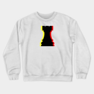 Trippy Rook Piece (Yellow and Red) Crewneck Sweatshirt